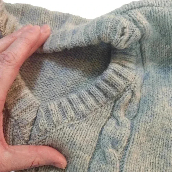 Vintage McGregor Vest Size M Light Blue Grey Wool Blend *See Description - Picture 6 of 12